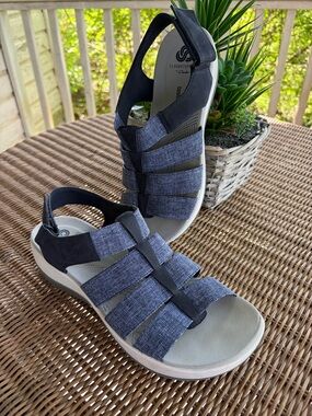 Cloudstepper Comfort Sandals in Heathered Navy